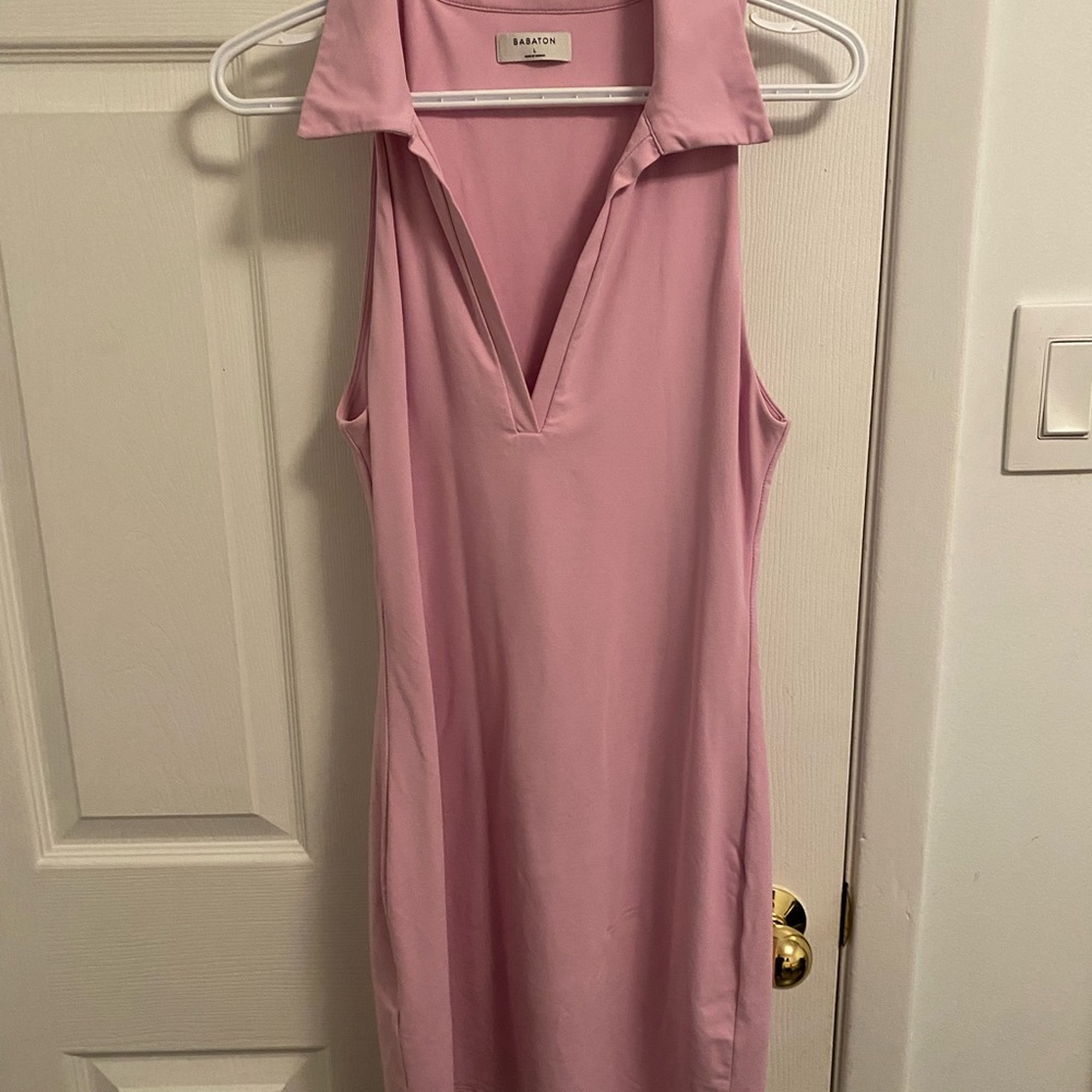 Baby Pink Babaton dress